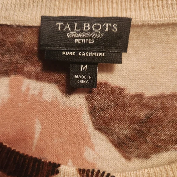 Talbots Cashmere Sweater - Picture 3 of 4